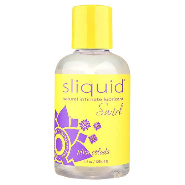 Sliquid Swirl Water Based Lubricant Pina Colada 4.2 Oz
