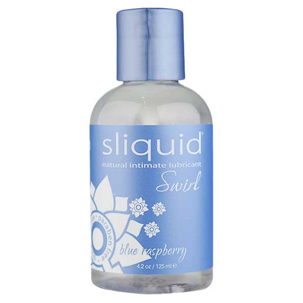 Sliquid Swirl Water Based Lubricant Blue Raspberry 4.2 Oz