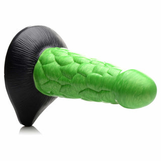 Creature Cocks Radioactive Reptile Thick Scaly Silicone Dildo
