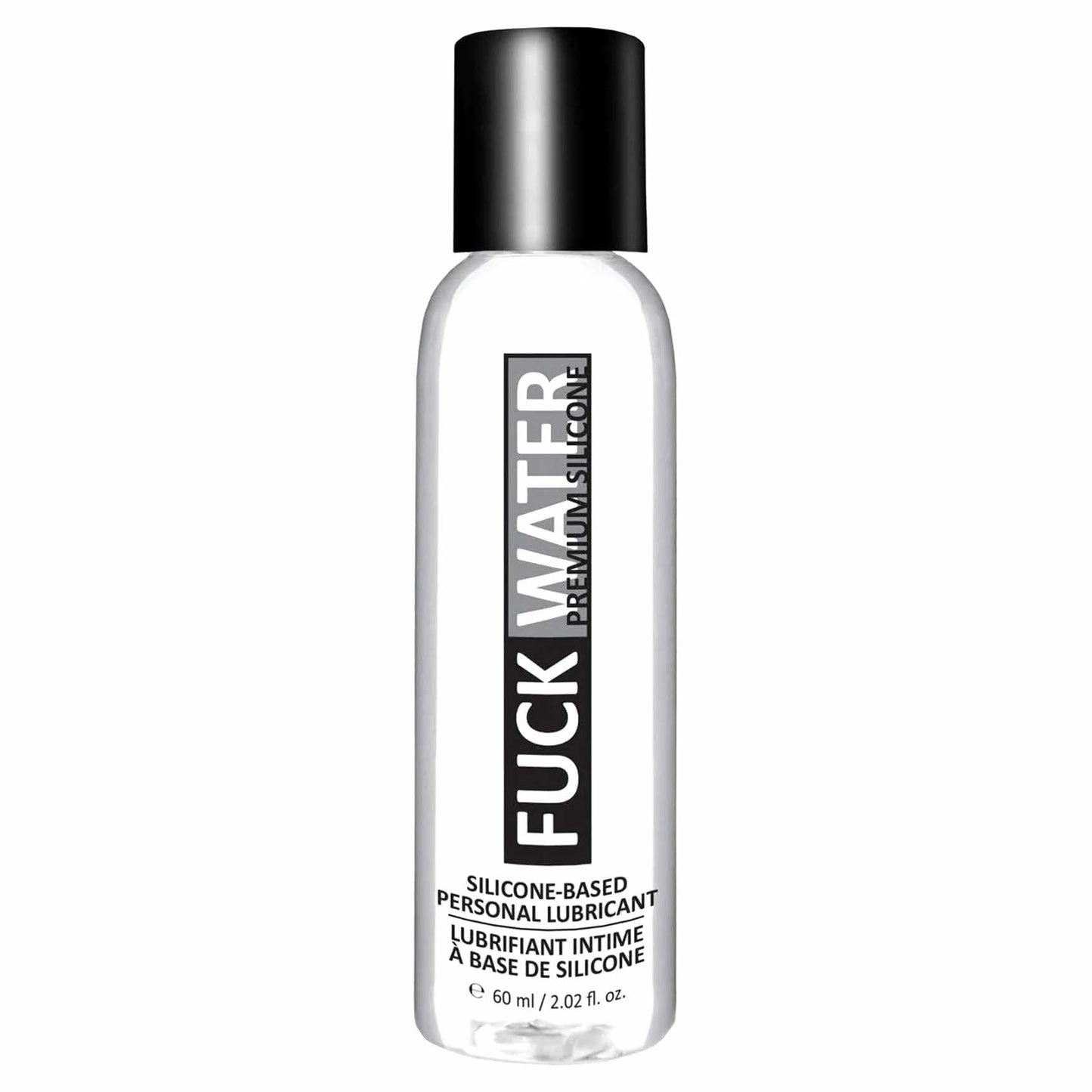 front view of the fuck water premium silicone-based personal lubricant silicone lube 2oz