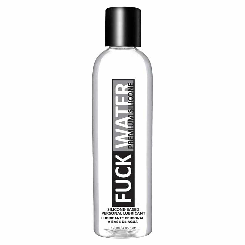 front view of the fuck water premium silicone-based personal lubricant silicone lube 4oz