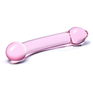 Glas Double Trouble Purple Dildo