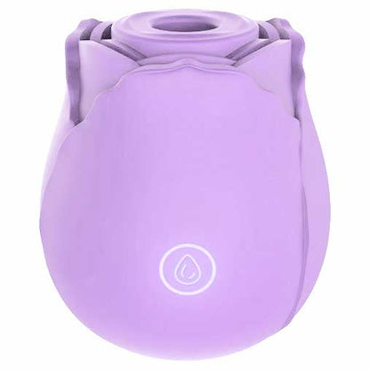close-up of buttons on the inbloom rosales rechargeable sucking vibrator lavender