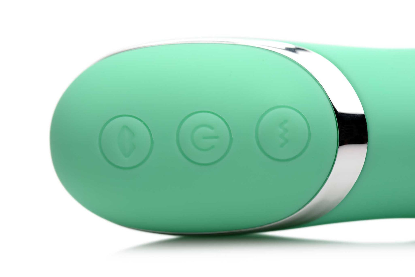 Inmi Shegasm Minty Rechargeable Silicone Suction Rabbit Vibrator - Teal