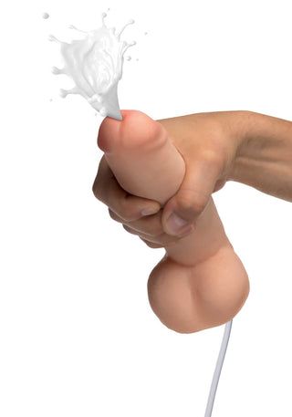 Loadz Dual Density Squirting Dildo - 8in - Vanilla