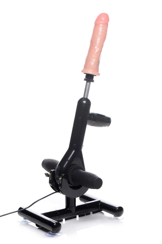 LoveBotz Pro-Bang Plug In Sex Machine with Remote Control - Black