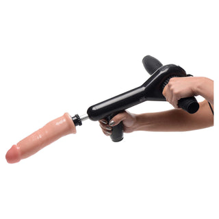 LoveBotz Pro-Bang Plug In Sex Machine with Remote Control - Black