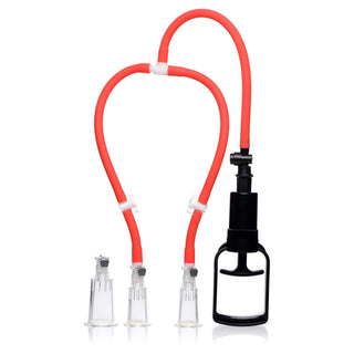 Master Series Clit and Nipple Pump - Red