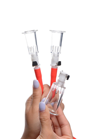 Master Series Clit and Nipple Pump - Red