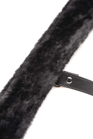 Master Series Hook Up Plush Bondage Set (10 Piece) - Black