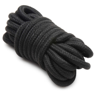 Master Series Hook Up Plush Bondage Set (10 Piece) - Black