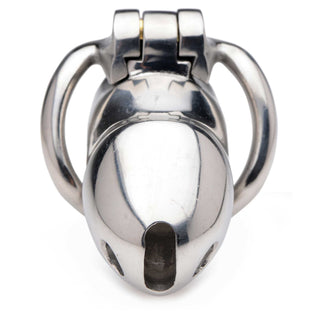 Master Series Rikers 24-7 Stainless Steel Locking Chastity Cage