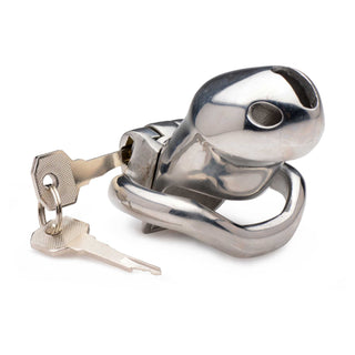 Master Series Rikers 24-7 Stainless Steel Locking Chastity Cage