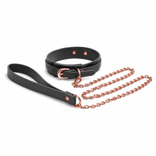 NS Novelties Bondage Couture - Collar and Leash - Blue
