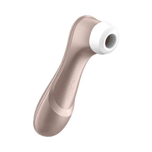 Satisfyer Pro 2 Rechargeable Silicone Clitoral Stimulator Waterproof 6.5in - Bronze