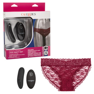 Remote Control Lace Panty Set L/XL