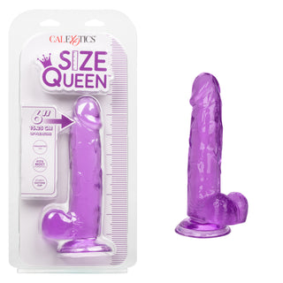 CalExotics Size Queen 6" Dildo with Suction Cup