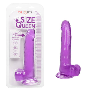 CalExotics Size Queen 8" Dildo with Suction Cup