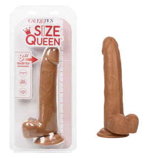 CalExotics Size Queen 8" Dildo with Suction Cup