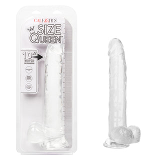 CalExotics Size Queen 10" Dildo with Suction Cup