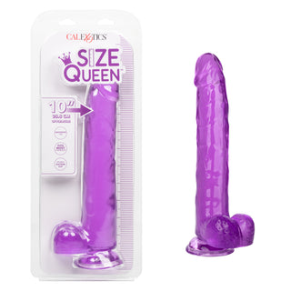 CalExotics Size Queen 10" Dildo with Suction Cup