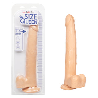 CalExotics Size Queen 12" Dildo with Suction Cup