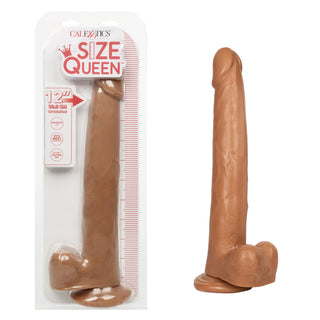 CalExotics Size Queen 12" Dildo with Suction Cup