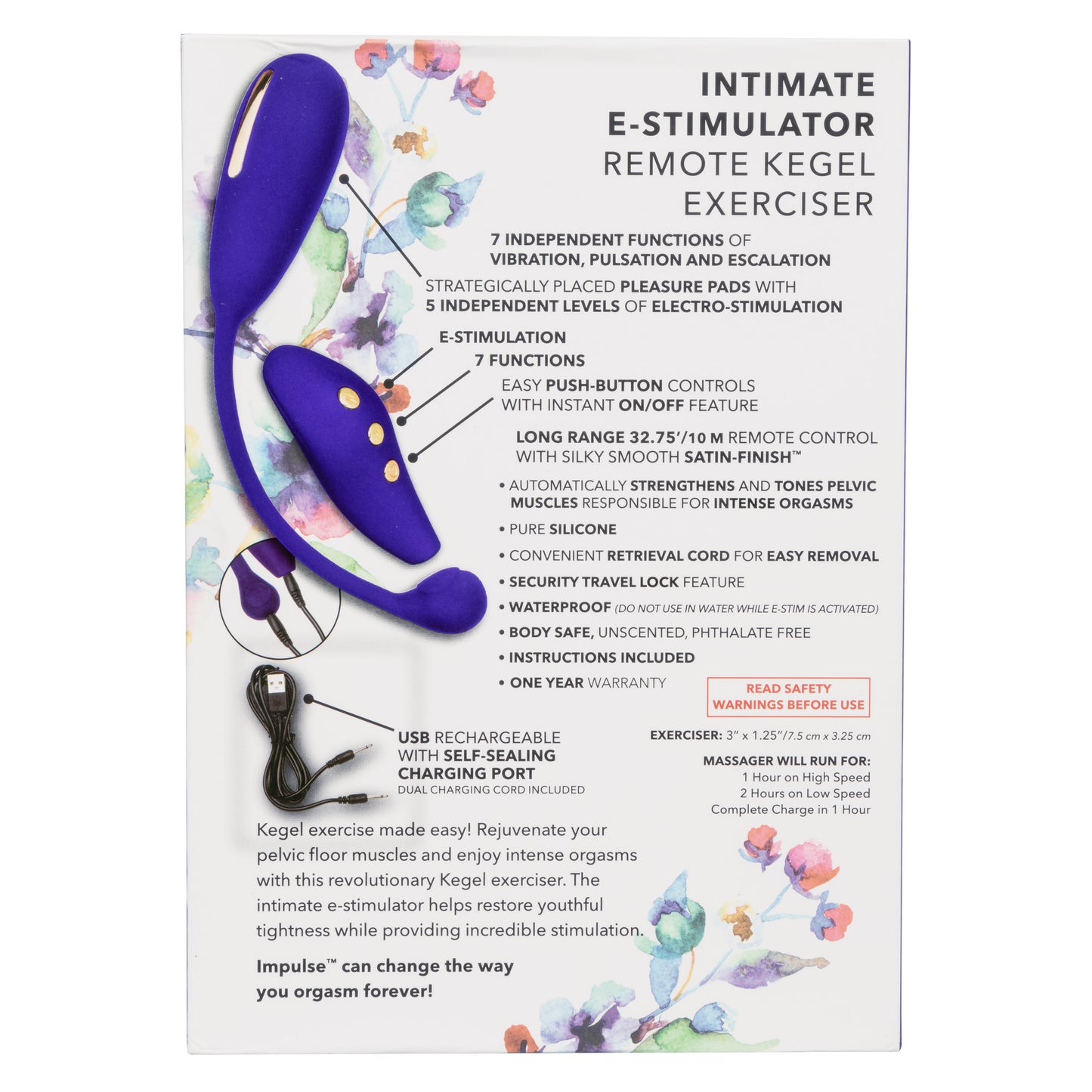Impulse™ Intimate E-Stimulator Remote Kegel Exerciser