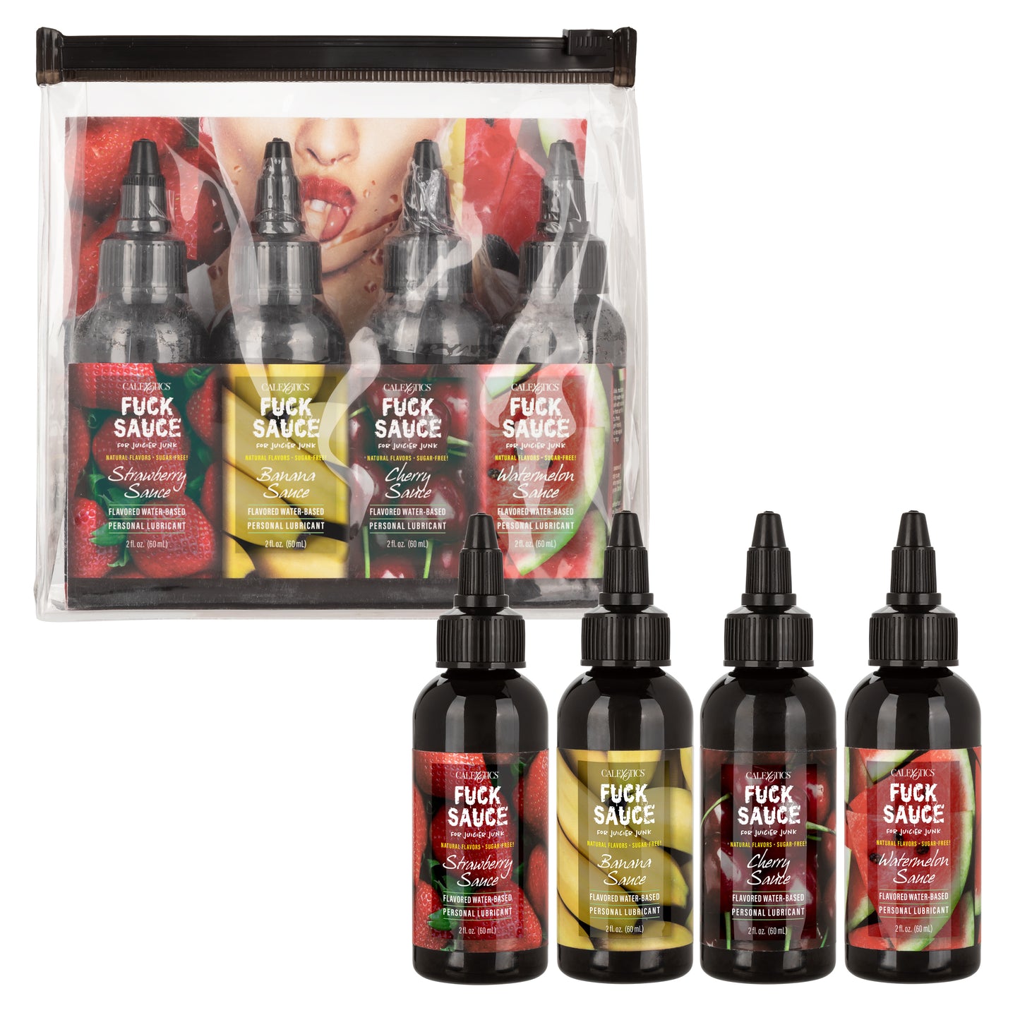 Fuck Sauce™ Flavored Water-Based Personal Lubricant Variety Pack  2 fl. oz. (each)