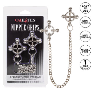 Nipple Grips 4-Point Nipple Press with Chain