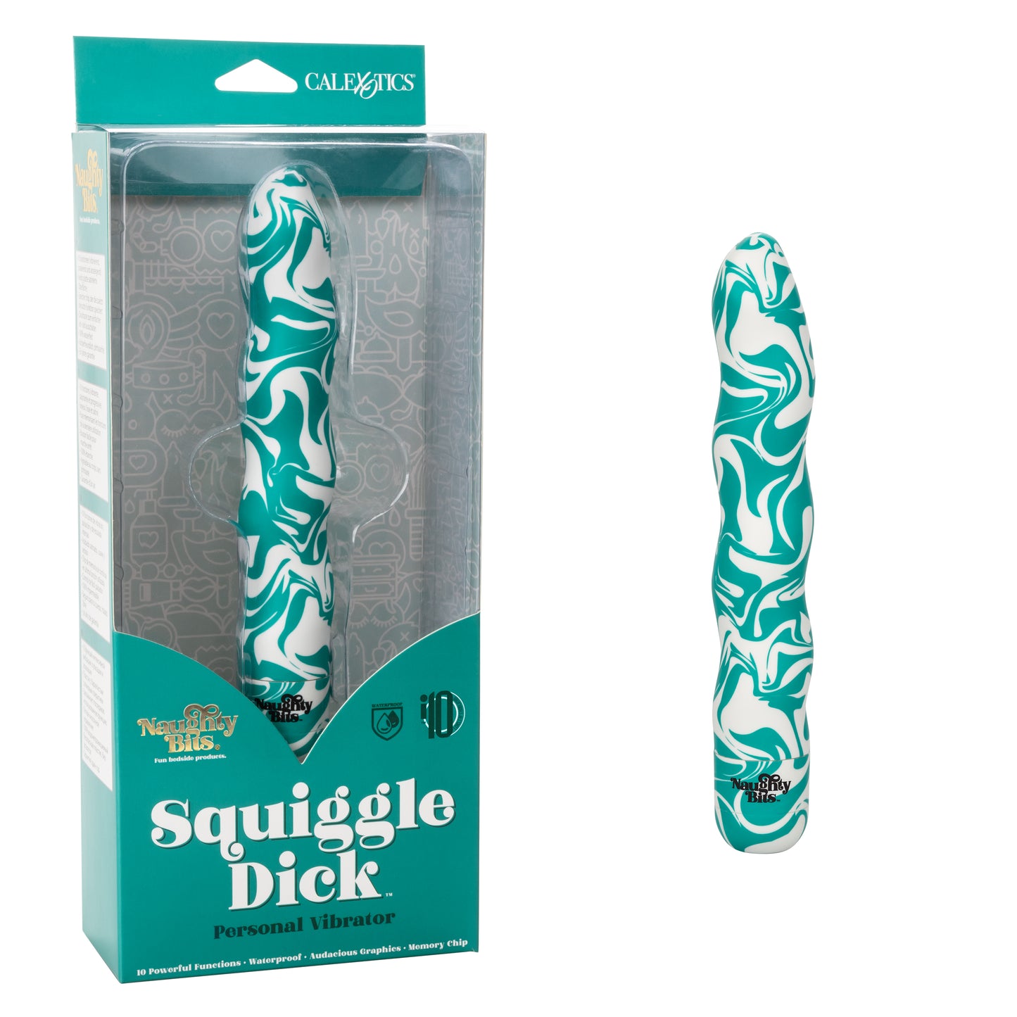 Naughty Bits® Squiggle Dick™ Personal Vibrator