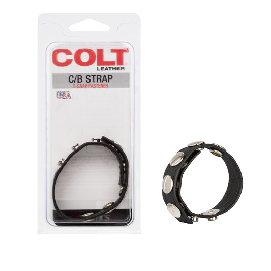 COLT® Leather C/B Strap 5-Snap Fastener