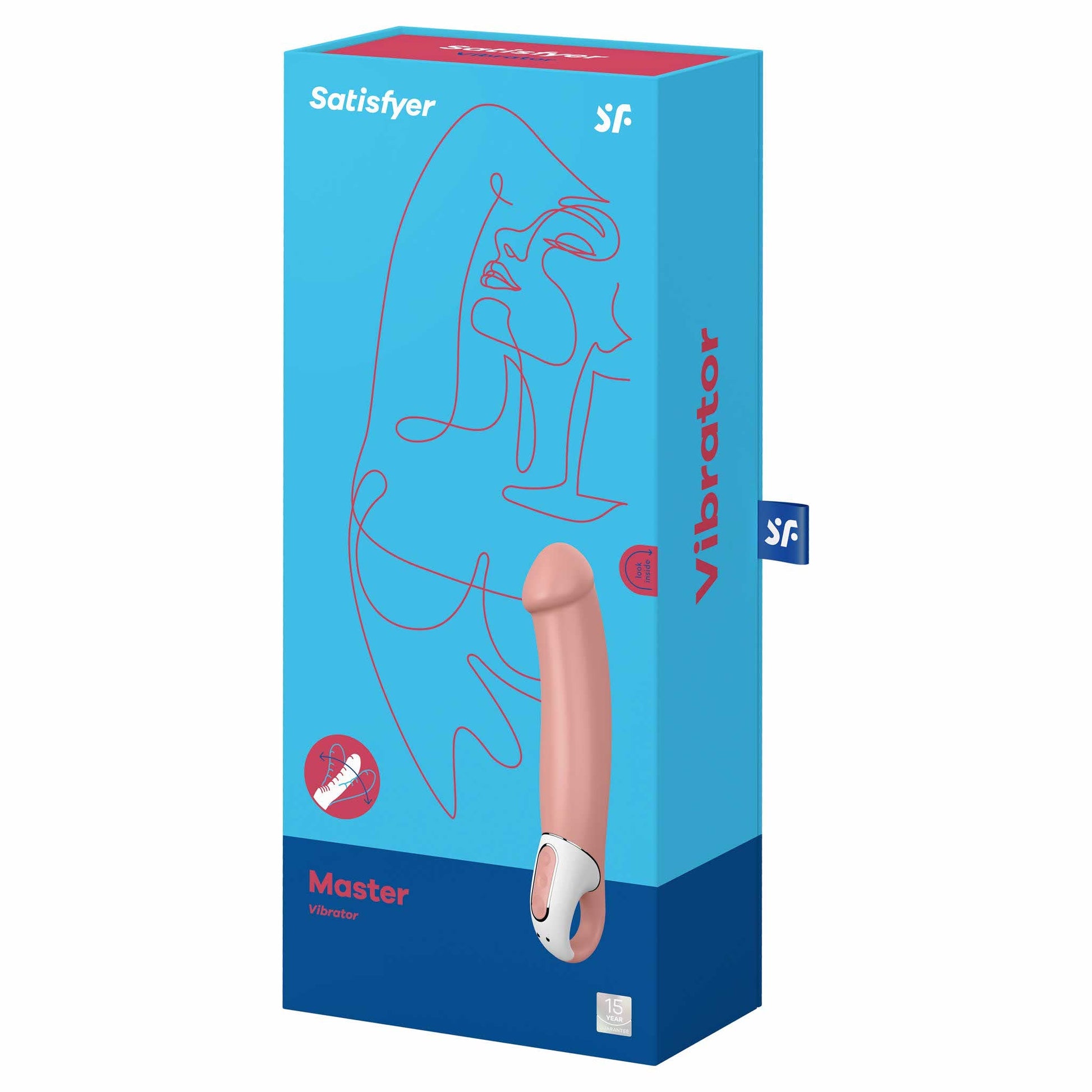 packaging of the satisfyer master large vibrating dildo eis029 natural