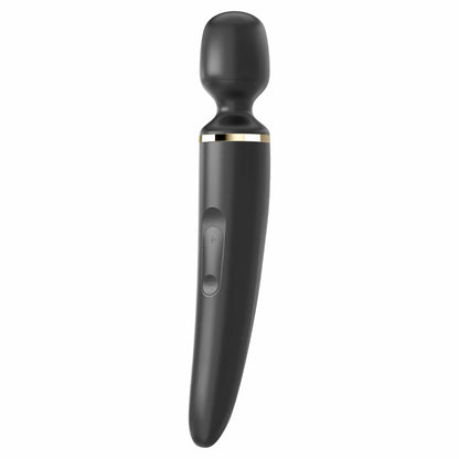 whole view of the satisfyer wand-er woman vibrator eis059 black
