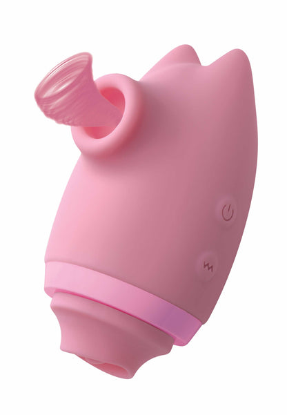 explains the movement of the inmi shegasm kitty licker 5x silicone rechargeable clit stimulator pink xr-ag628