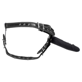 Strict Double Penetration Strap-On Harness with Silicone Dildos (3 pack) - Black