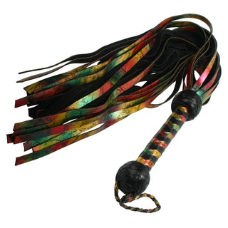 Strict Leather Rainbow Lambskin Flogger