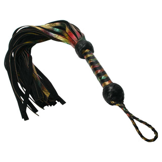 Strict Leather Rainbow Lambskin Flogger