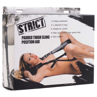 Strict Padded Thigh Sling Position Aid - Black