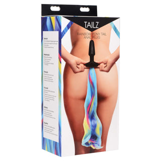 Tailz Pony Tail Anal Plug - Rainbow