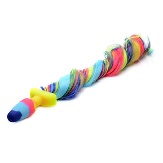 Tailz Unicorn Tail Anal Plug - Multicolor