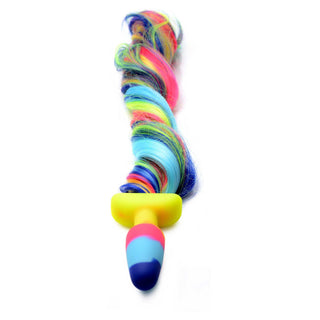 Tailz Unicorn Tail Anal Plug - Multicolor