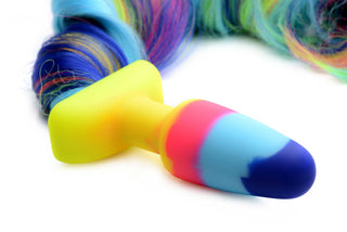 Tailz Unicorn Tail Anal Plug - Multicolor