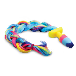 Tailz Unicorn Tail Anal Plug - Multicolor