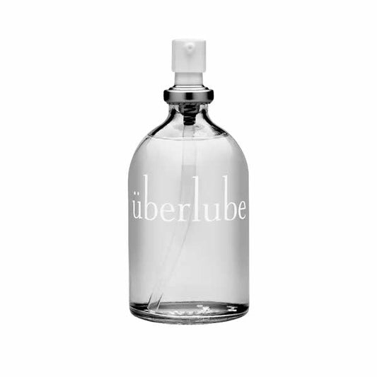 whole view of the uberlube luxury silicone-based lubricant 100ml uber-100