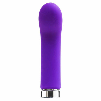 front view of the vedo gee plus rechargeable 4.75" bullet savvi-m0601 into you indigo
