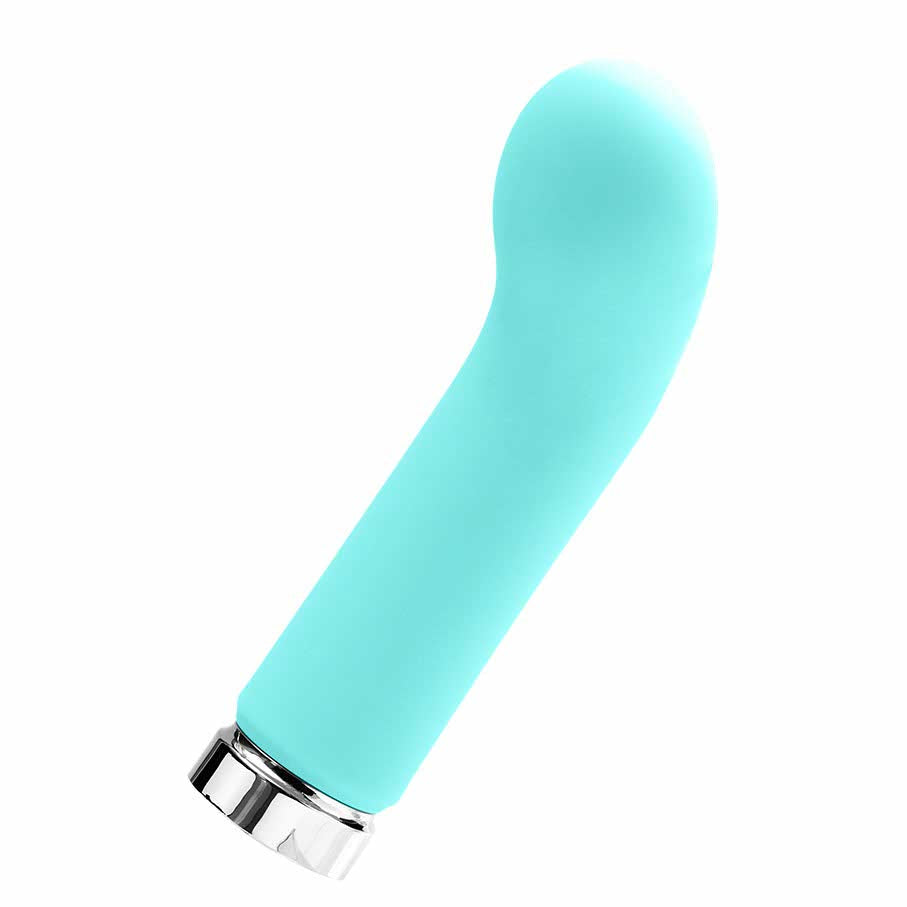 whole view of the vedo gee plus rechargeable 4.75" bullet savvi-m0601 tease me turquoise