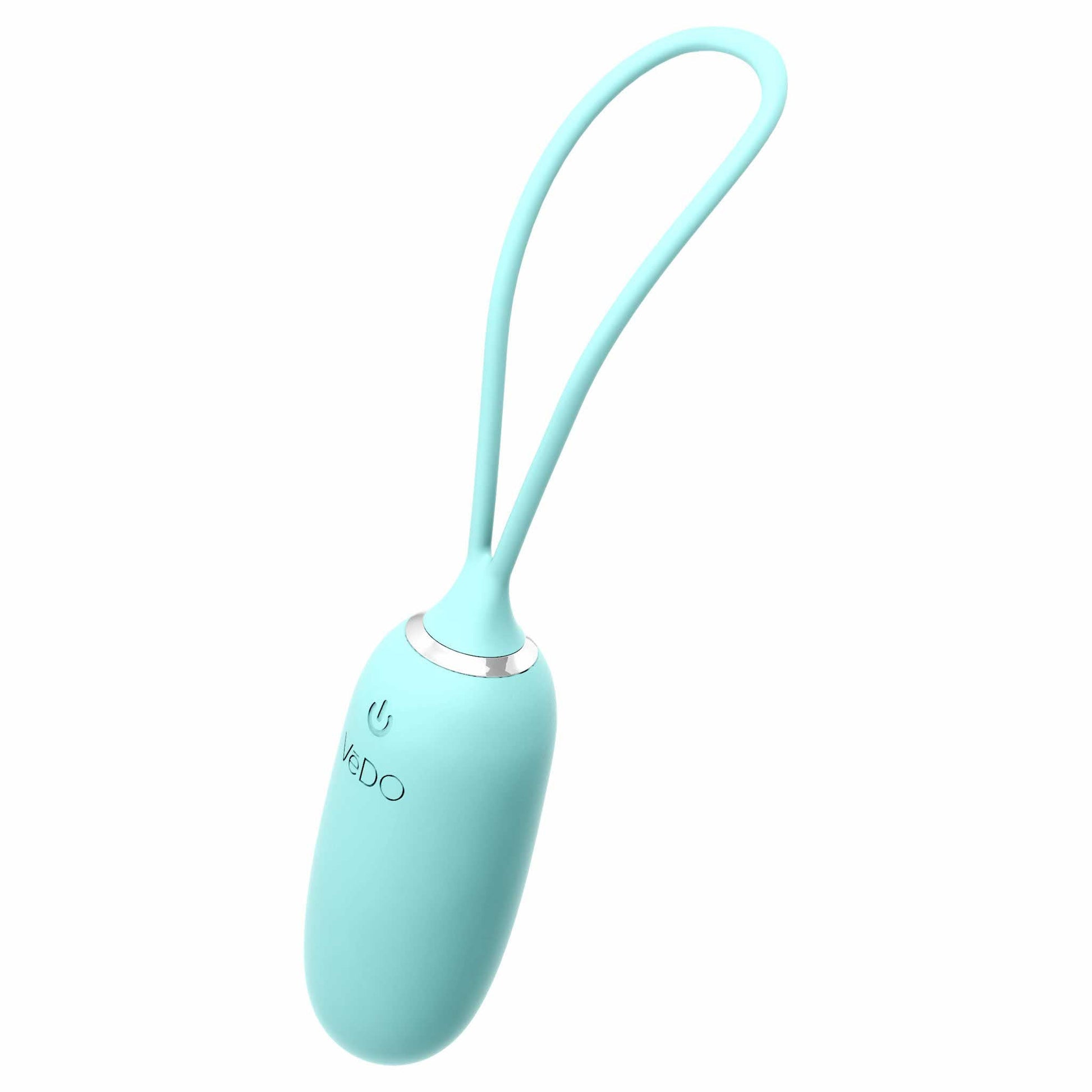 whole view of the vedo kiwi rechargeable silicone insertable bullet vibrator savvi-b0613 blue