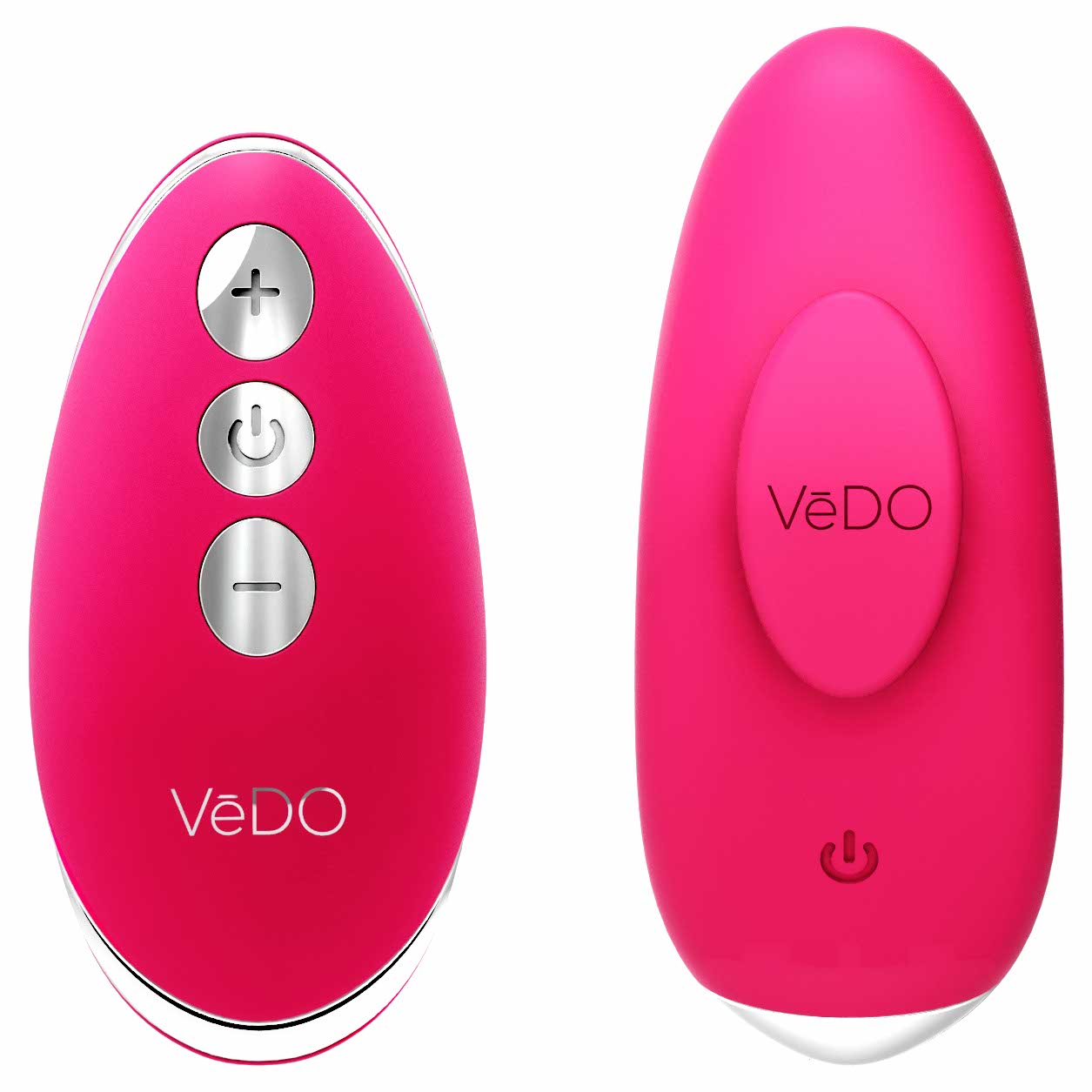 whole view of the vedo niki rechargeable panty vibrator vibe savvi-p1609 pink