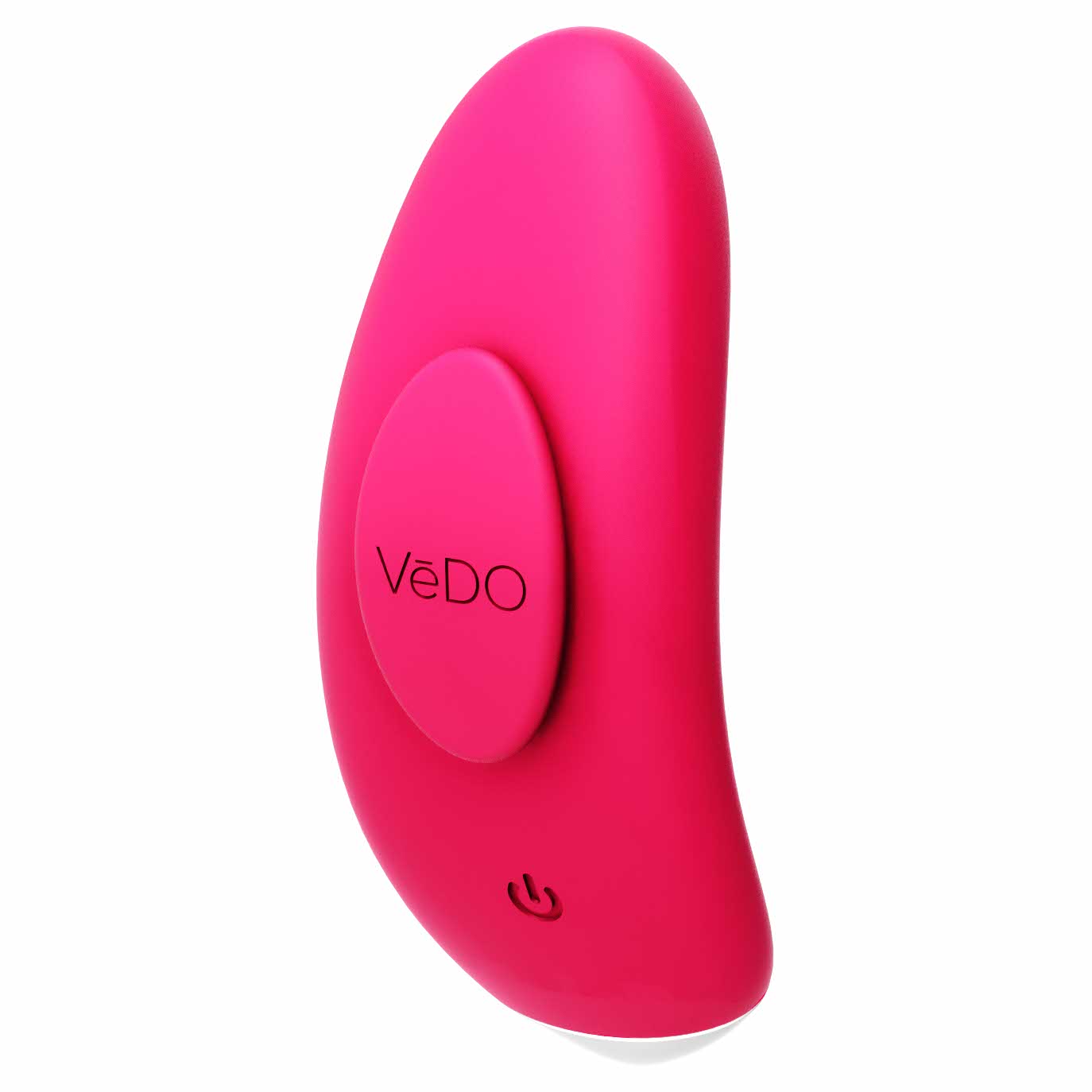 angled view of the vedo niki rechargeable panty vibrator vibe savvi-p1609 pink
